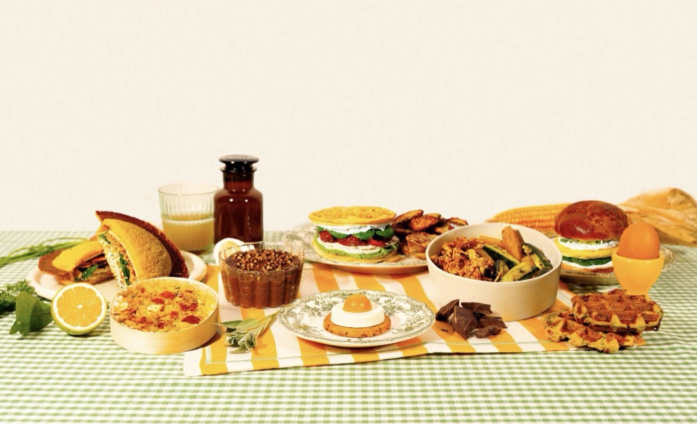 La table Domi, tous les plats sont ronds.